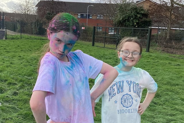 Colour run is great success at Beacon Primary Academy.