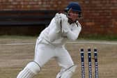 Matthew Wing in wicketkeeper action in Sleaford's defeat by Woodhall Spa.