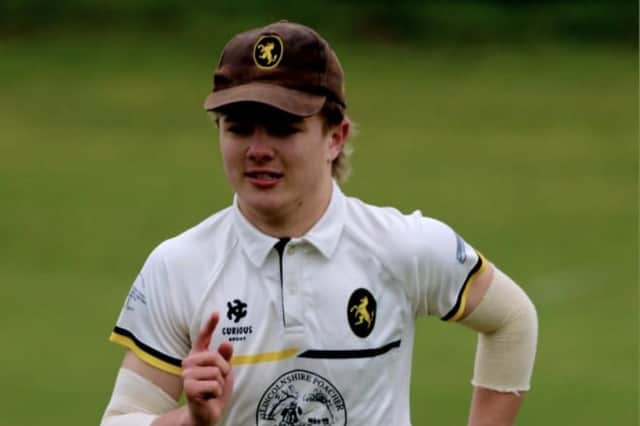 Louth man of the match Henry Househam.