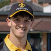 Lincolnshire CCC captain Tom Keast - ready for action.