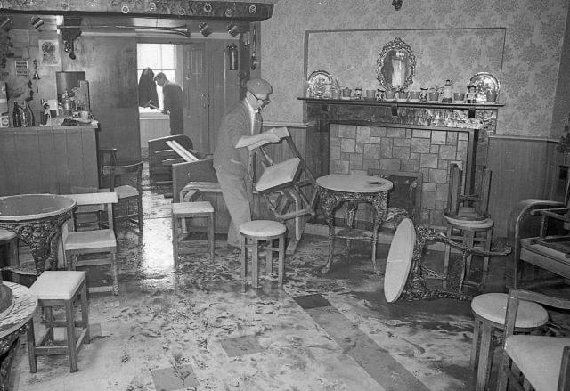 The clean up operation was a lengthy process - was this your local?