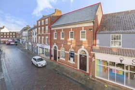 The former Barclays branch on Silver Street in Gainsborough, up for auction with Mark Jenkinson 