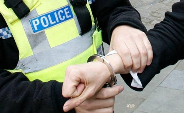 A man has been arrested in Skegness on suspected drugs and weapon offences.