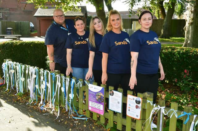 Cally Roberts, Kelsey Hiom, Shinead Dunne, and Sarah Baker with Councillor Dale Broughton