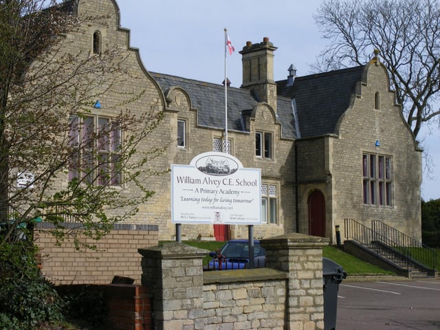Parkers outside William Alvey School in Sleaford have received the most tickets.
