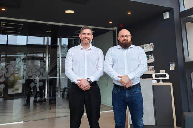 Richard Mycroft MD and John Bysouth Operations Manager for APSS