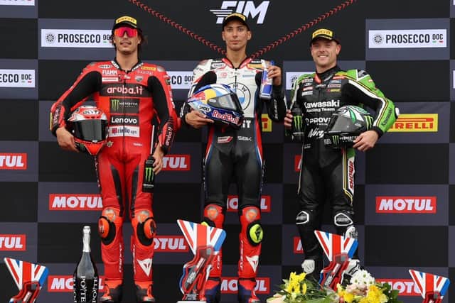 Podium Joy for Alex Lowes at Donington Park World Superbikes