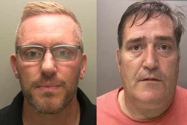 Darren Wykes (left) and George Quinn.