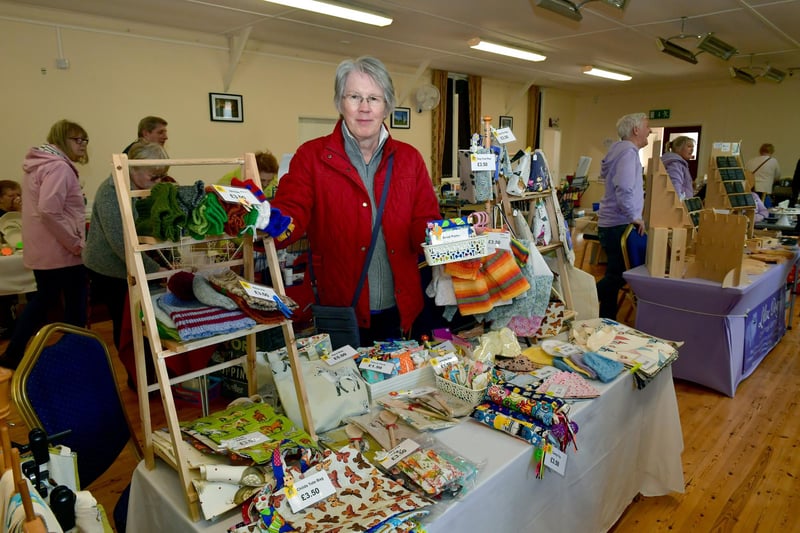 Betty Dickings of Betty's Home Sewn Crafts, Stickney.
