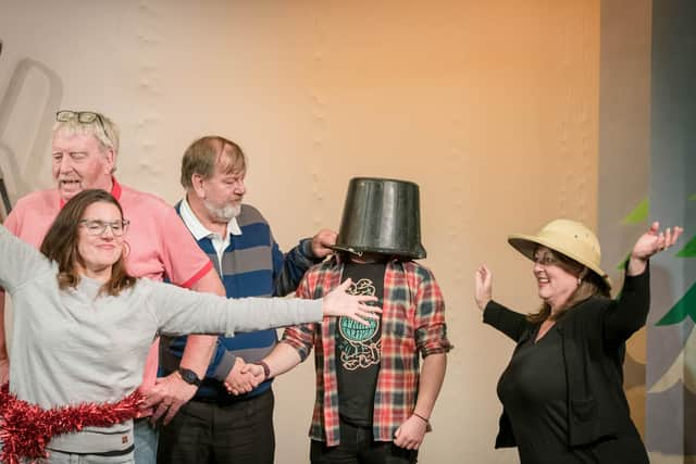 Santa Claus & the Great Christmas Caper in rehearsals. Photo: Craig Pakes