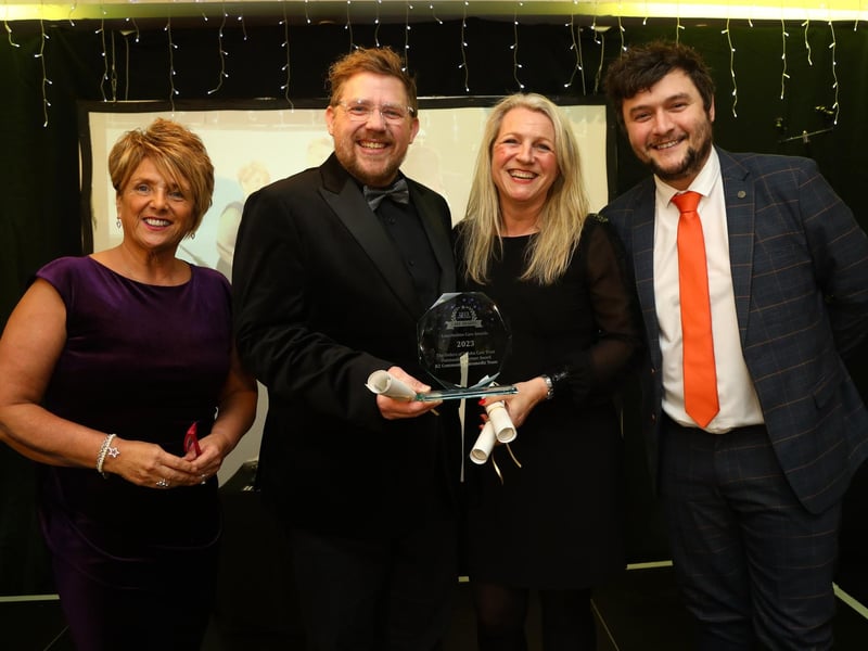 Lincolnshire Care Awards - the K2 Community Paramedic Team who won the Outstanding Partner award.