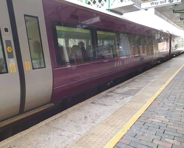 The deadline for consultation on ticket office closures has been pushed back to give customers more time. An EMR train is pictured at Sleaford station.