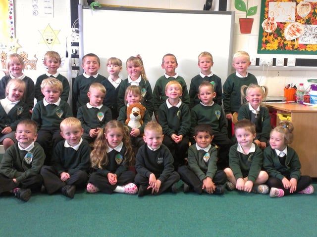 The new Lions reception class at Seathorne Primary School, Winthorpe.