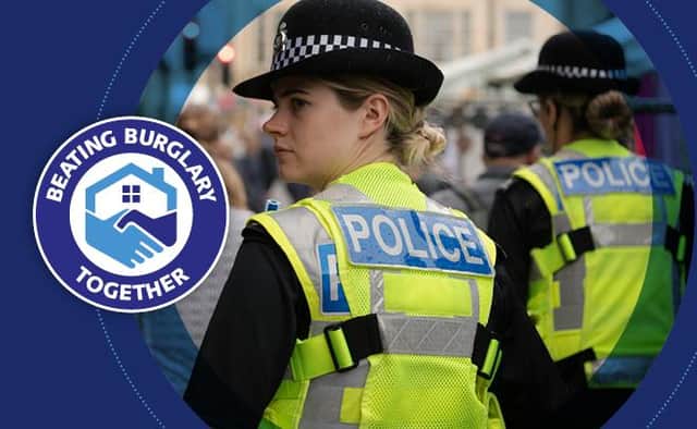 Lincolnshire Police's Beating Burglary Together campaign launch.