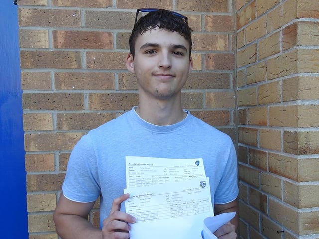 Adrien Wieclow, of Sleaford, is heading for Durham University to study Computer Science.