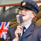 1940s vocalist Miss Sarah Jane will be singing at the Sleaford 1940s event.