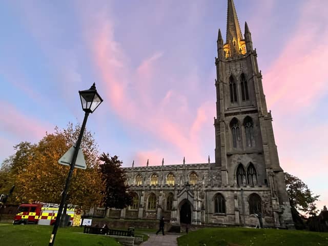 St James Church, Louth will be lit up pink for Turn Louth Pink month.