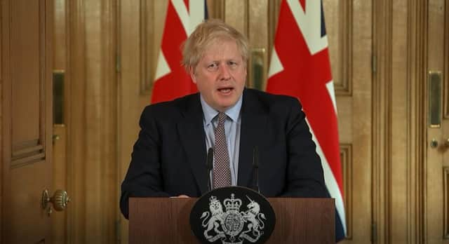 A screengrab taken from PA Video of Prime Minister Boris Johnson speaking during a press conference on the government's coronavirus action plan, at 10 Downing Street, London.