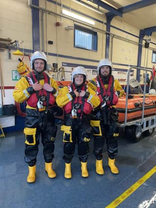 Mablethorpe RNLI's lifeboat crew members.