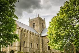The minster church of St Mary, at Stow.