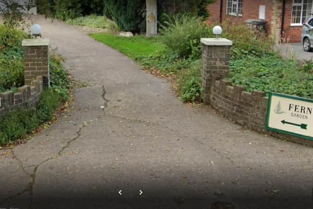 Entrance to The Fern Nursery, Binbrook.  Photo: Google