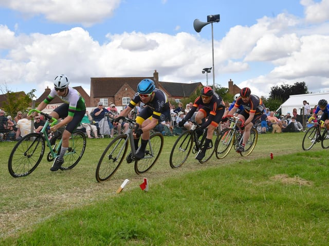 Senior 800m National Championship Heats in the Heckington Show main arena.