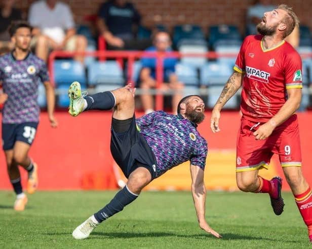 Boston United suffered a heavy defeat at Alfreton Town