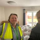 Feeding Gainsborough and Phoenix Court are delivering food parcels