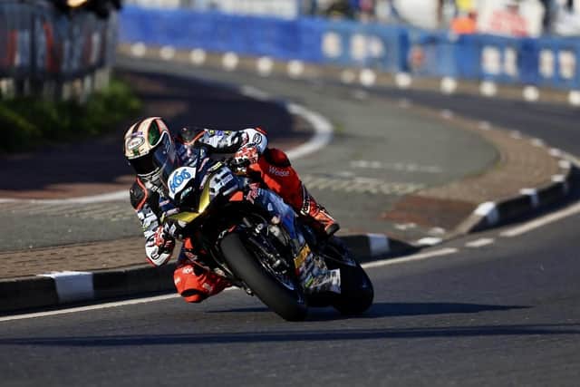 Peter Hickman heading for a podium in Northern Ireland - Picture by PHR Performance.