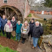 Residents of Hagworthingham at Stockwith Mill. Photo: John Aron