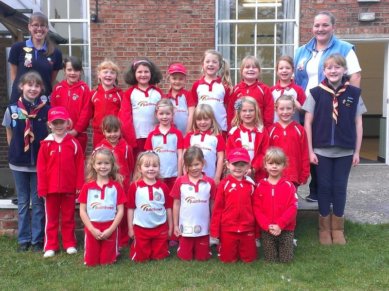 Members of Horncastle Rainbows are pictured celebrating the club's first anniversary 10 years ago.