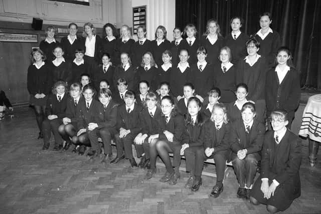 Junior prize winners at Boston High School's awards night of 1997.