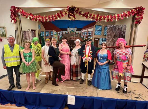 The cast of this year’s pantomime in aid of Louth Hospital - Jack and the Beanstalk.