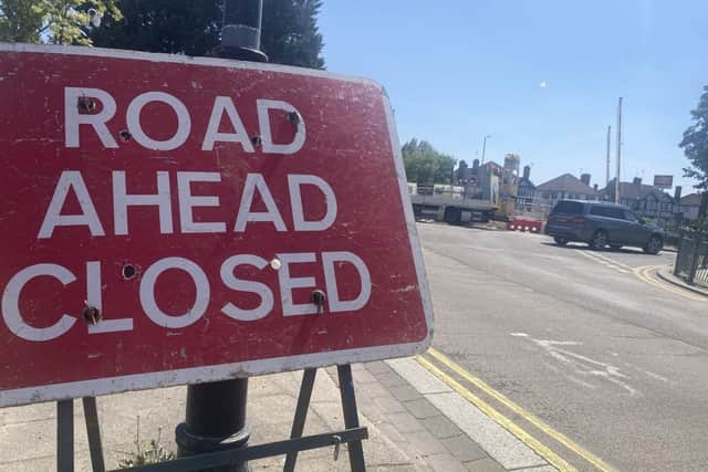 Residents are being kept informed about disruption during resurfacing works on Grantham Road, Sleaford. Photo: NKDC