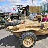 Nick Penistan of Sleaford with his 1943 VW Schwimmwagon