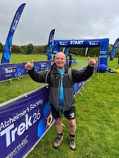 Paul Rubenis completed Alzheimer's Society's Trek26 event after his dementia diagnosis.