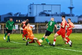 Sleaford see a chance go begging in the defeat to Melton. Photo: Steve W Davies Photography.