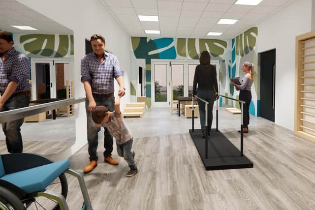 The physio room at the Naomi's Garden headquarters in Louth will look like this. (PHOTO BY: APSS, interior designer)