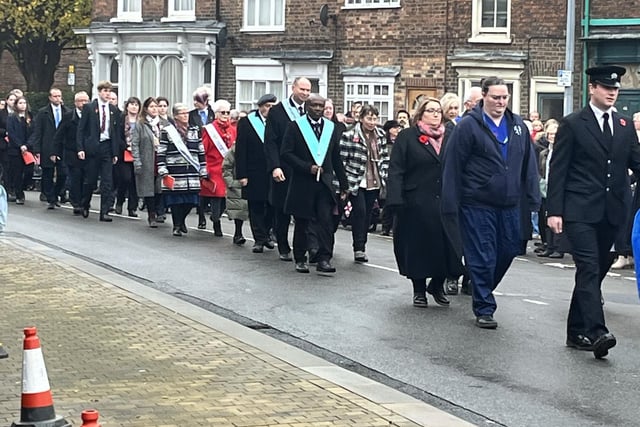 Horncastle Remembrance Parade 2022.