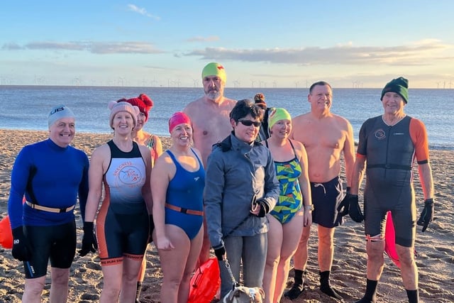 Members of Skegness Triathlon Group also took the plunge.