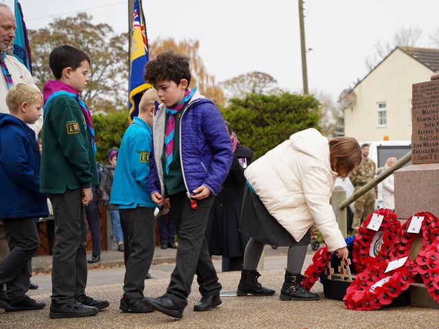 Youth organisations from Coningsby and Tattershall also took part. Photo: Keith Bishop