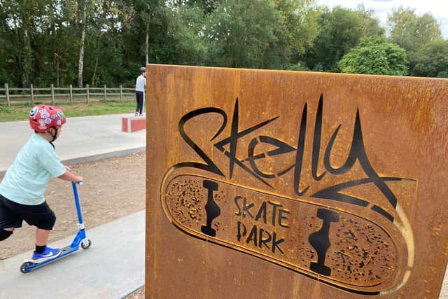 Skelly Skate Park is already proving to be popular.