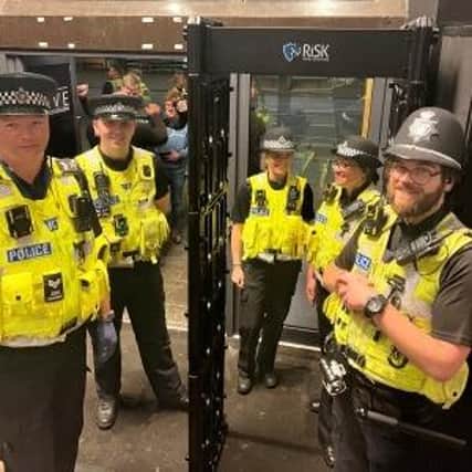 The knife arch has been hailed a success in deterring crime.
