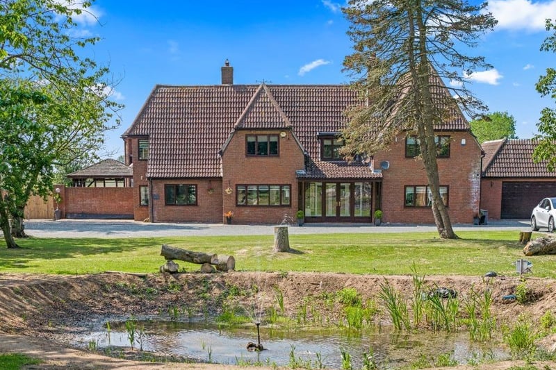 The front of the home.