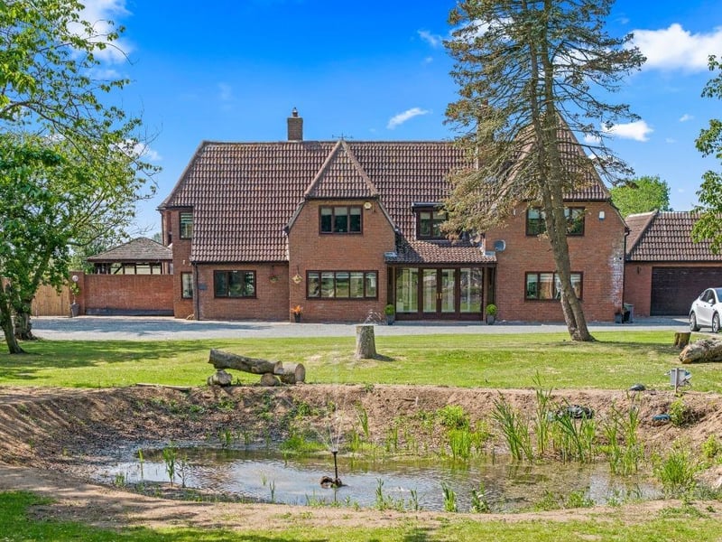 The front of the home.