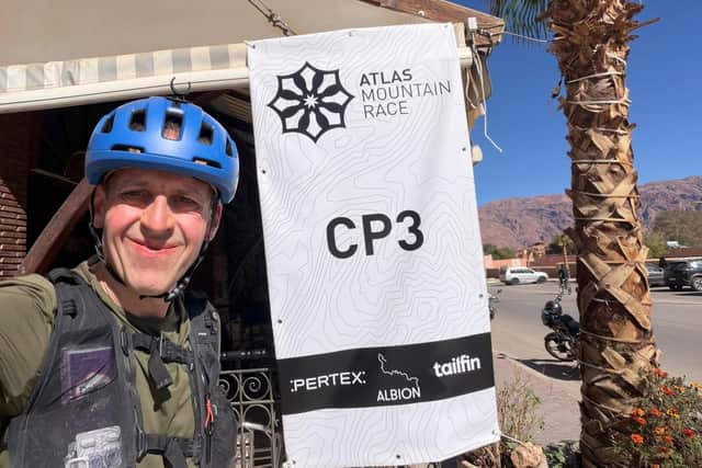 Richard has completed the Atlas Mountain Race