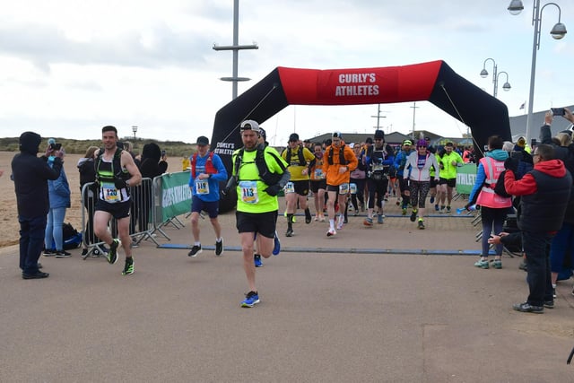 And they are off ... The Great British Seaside Marathon.