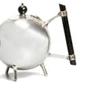 A silver plate tea pot by Christopher Dresser from 1885 for Elkington & Co. (Private Collection piece)