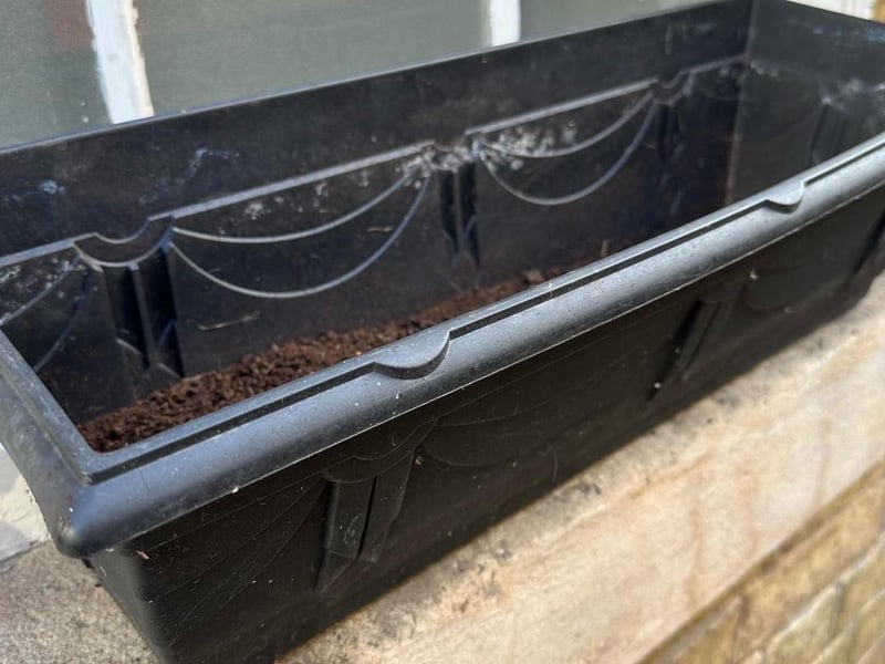 The planters were too damaged to be reused.