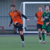 Kris Zaluzinskis  in action against Belper United - photo (c) Steve Davies